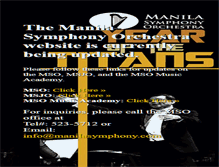 Tablet Screenshot of manilasymphony.com